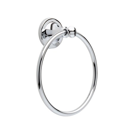 B & K Delta Silverton Polish Chrome Towel Ring Die Cast Zinc 132889